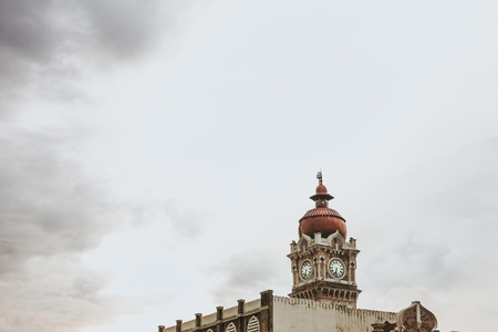 Kuala Lumpur - 24 November 2017 : Sultan Abdul Samad Building clock tower at sunsetのeditorial素材