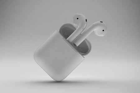 Headphones V.2 With Grey Background