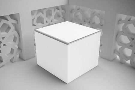 Arabic Box With White Background
