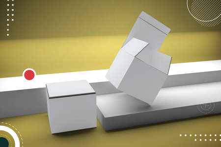 Abstract Box V.2の写真素材