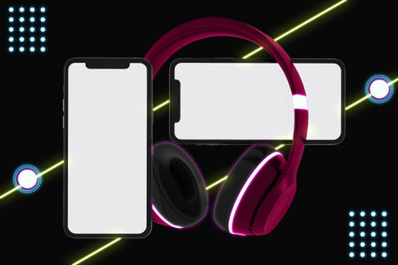 Neon Phone Music App