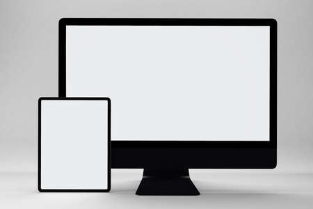 Responsive V.4 With White Backgroundの写真素材