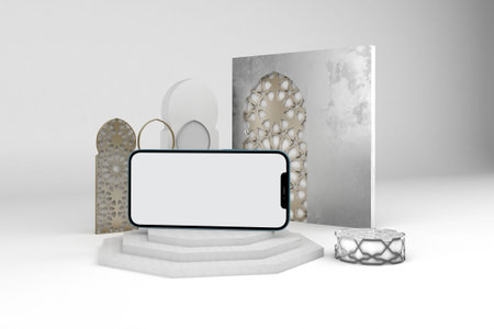 3d Phone With White Background