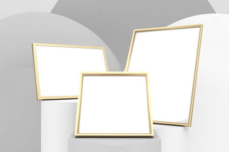 Frames With White Backgroundの写真素材