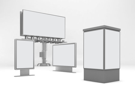 Advertising With White Background