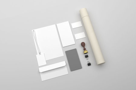 Stationary With White Background