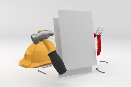 Labor Day Flyer With White Background