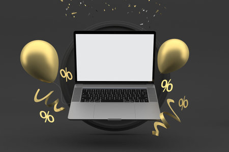 Black Friday PC With Dark Background