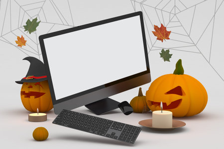 Halloween Website With White Background