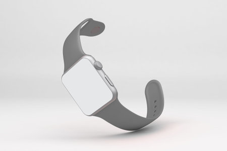 Smartwatch Full Screen With White Background