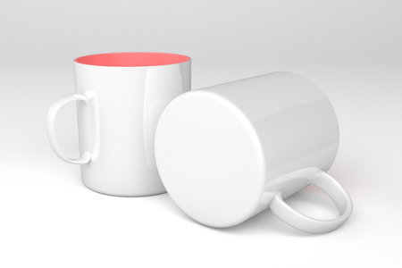 Mug With White Backgroundの写真素材