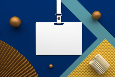 Badge top Viewの写真素材