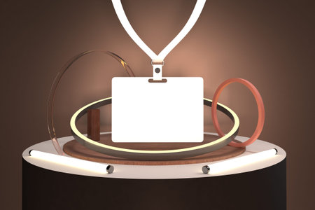 Badge Neonの写真素材