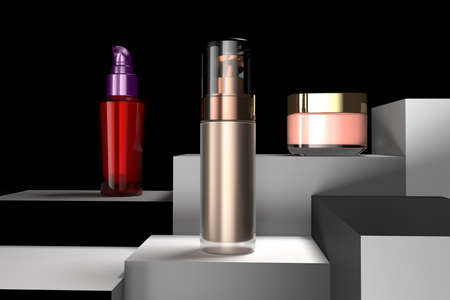 Cosmetics Setの写真素材