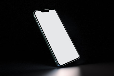 Phone With A Dark Background
