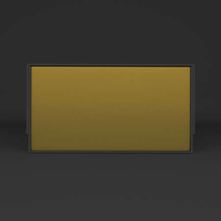 Gold and Dark Gift Boxの写真素材