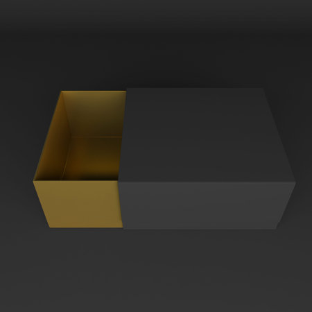 Gold and Dark Gift Box