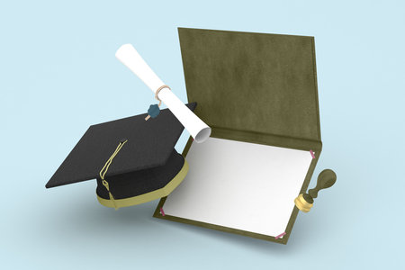 Certificateの写真素材