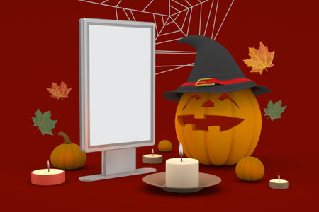 Halloween Billboardの写真素材