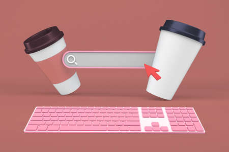 Coffee Cup Websiteの写真素材