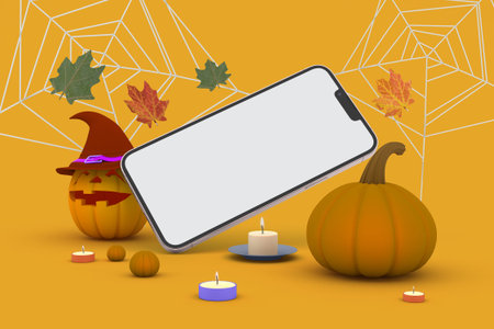 Phone In Halloween Theme