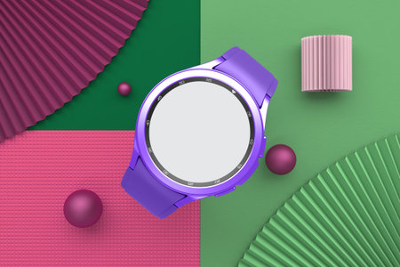 Round Smart Watch Top View