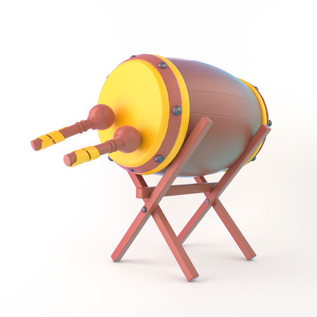 Cartoon Ramadan Drumsの写真素材