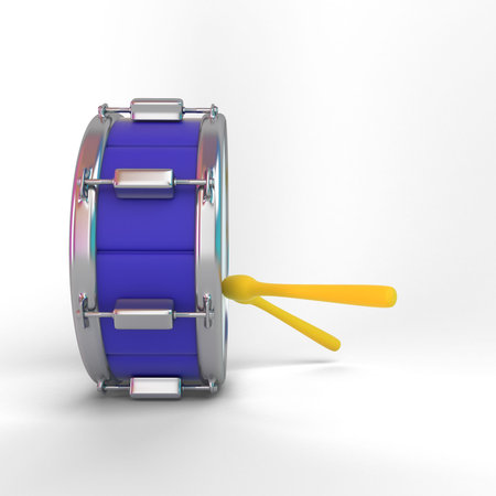 Cartoon Drumの写真素材