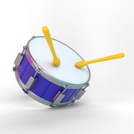 Cartoon Drumの写真素材