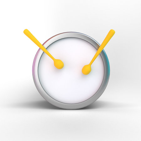 Cartoon Soccer Drumの写真素材