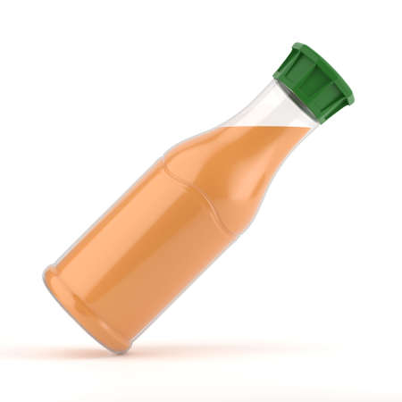 Plastic Juice Bottleの写真素材