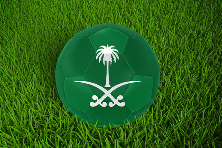 Saudi Arabia Footballの写真素材