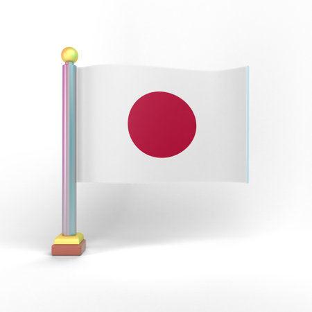 Japan Flagの写真素材