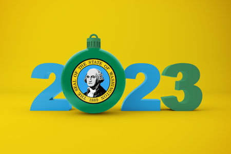 2023 Year With Washington Christmas Ball