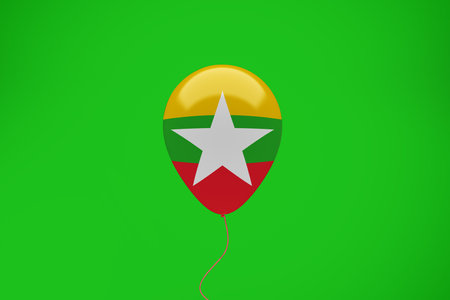 Myanmar Balloonの写真素材