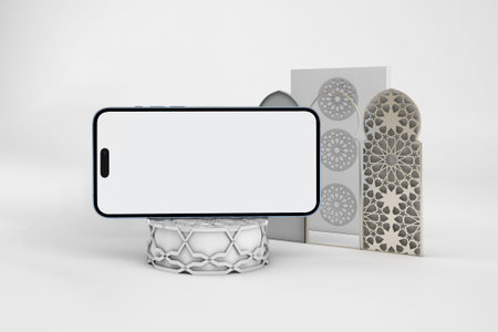 Arabic Phones 14 Pro Screenの写真素材