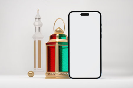 Ramadan Phone 14 Proの写真素材