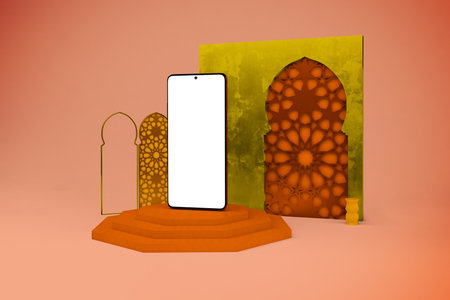 Arabic Mobile Front Sideの写真素材