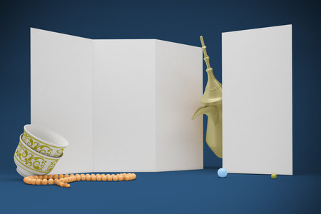 Eid Brochures Front Sideの写真素材