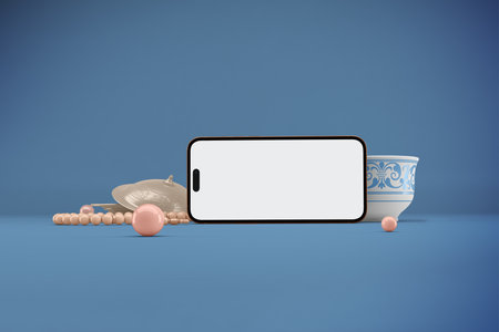 Eid Phone Front Sideの写真素材