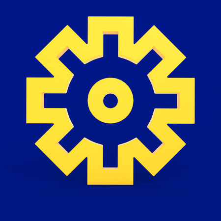 Gear Icon Front Sideの写真素材