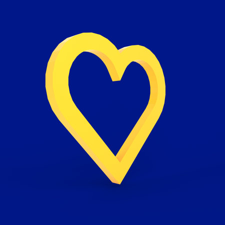 Heart Icon Left Sideの写真素材
