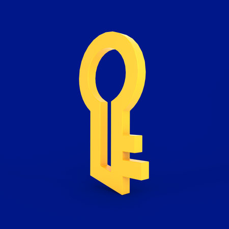 Key Icon Right Sideの写真素材