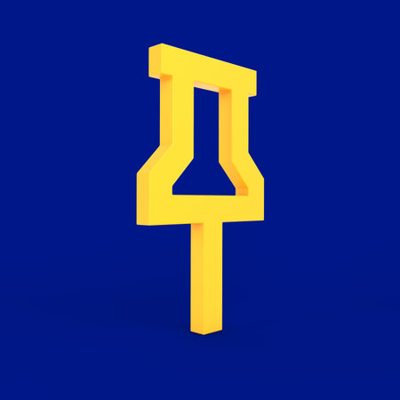 Push Pin Icon Left Sideの写真素材