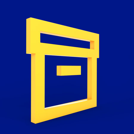 Box Icon Left Sideの写真素材