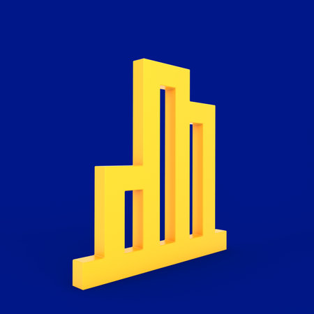 Chart Statistics Sign Left Sideの写真素材