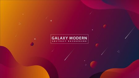 Galaxy Modern Abstract Backgroundのイラスト素材