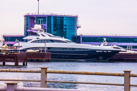 Great yacht on the water.の写真素材
