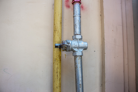 Gas big valveの写真素材