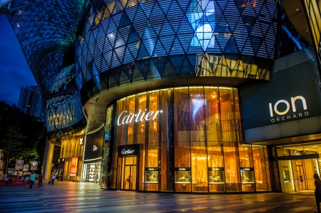 Ion Orchard Shopfront, Singaporeのeditorial素材